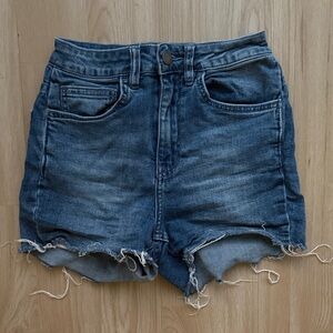 O'Neill Blue Distressed Jean Shorts